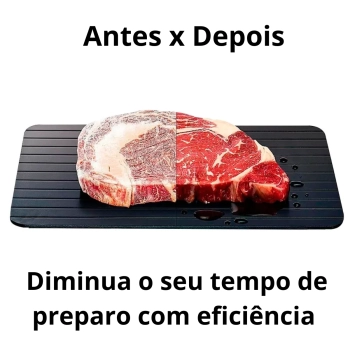 Tbua Mgica para Descongelar Rpido Alimentos / Carne e Peixes / Defrost Express em Alumnio