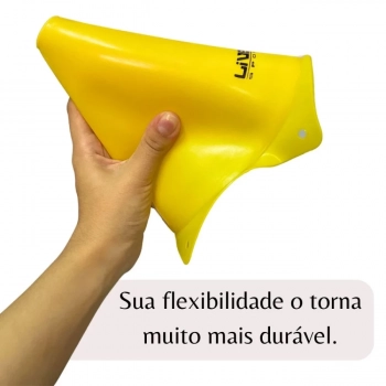 Kit com 20 Cones de Agilidade para Treinamento 18 Cm Amarelo Liveup