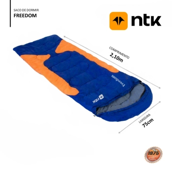 Saco de Dormir Camping Acampamento Freedom Temperatura Entre de -3,5c  1,5c Ntk