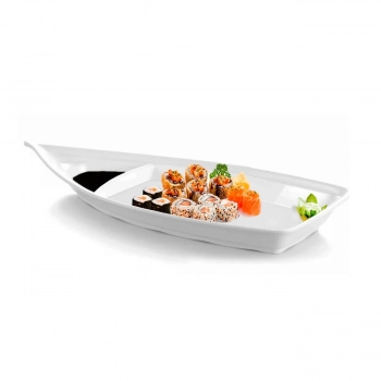 Barca Sushi Aa 40 Cm em Melamina A5 Branca