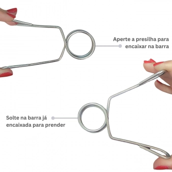 Presilha para Barra Musculao