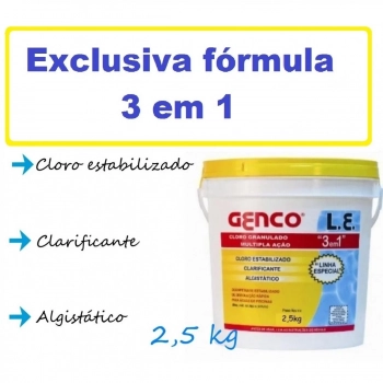 Kit Limpeza de Piscina Aspirador + Mangueira 6m + Haste 3m + 2 Balde 2,5kg Cloro