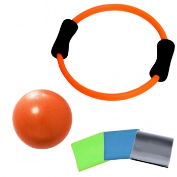 Kit Arco Anel Flexvel + Over Ball + 3 Faixas Elsticas