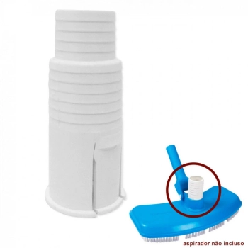 Kit 3 Peas de Reposio para Aspirador Piscina Netuno Cabo de Reposio + Adaptador + Pino