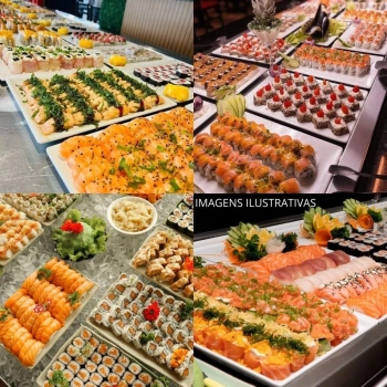 Travessa Prato para Buffet de 35 Cm em Melamina Branca Ideal para Sushi Comida Japonesa