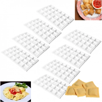 Forma para Ravioli e Mini Pasteis 8 Unidades em Plstico 24 Cavidades