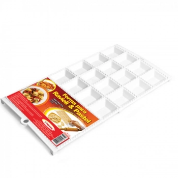 Forma para Ravioli e Mini Pasteis 8 Unidades em Plstico 24 Cavidades