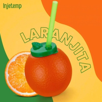 Kit 5 Copos Temticos Laranjita Caulinha 300ml Lembrana de Festa Infantil