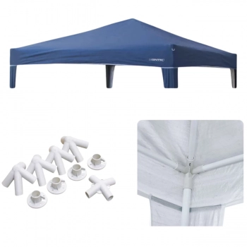 Kit Teto Cobertura para Gazebo 3x3 Mts + Conectores 9 Peas