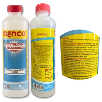 Kit Cloro Granulado 1kg + Clarificante + Algicida + Redutor de Ph e Alcalinidade