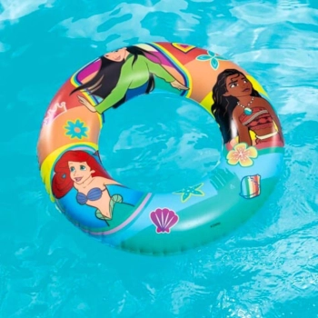 Boia Redonda Infantil Piscina Inflvel Princesas Rosa Disney