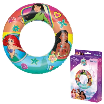 Boia Redonda Infantil Piscina Inflvel Princesas Rosa Disney