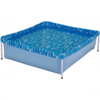 Kit Piscina de Armao Infantil 400 Litros + Bote com Fralda Verde