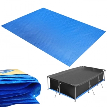 Kit Piscina 3000 Lts Mor + Capa e Forro + 2 Bolas Inflveis Azul e Laranja