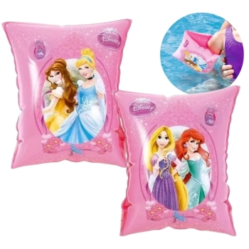 Kit Piscina de Armao Retangular 400 L + Boia de Brao Das Princesas Disney