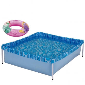 Kit Piscina de Armao Infantil 400 L + Boia Inflvel Das Princesas