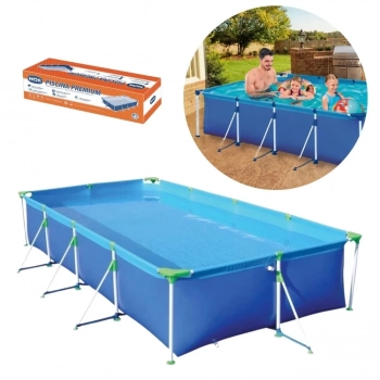 Piscina 6200 Litros + Guarda Sol + Bola Inflvel + Boias Homem Aranha