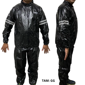 Roupa Sauna Suit Treinamento Cross Mma Boxe Queima Caloria Tamanho Gg