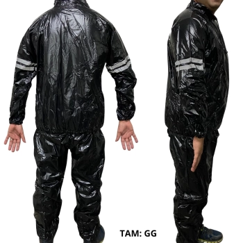 Roupa Sauna Suit Queima Caloria Tamanho Gg