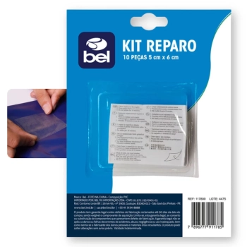 Kit Reparo Remendo para Piscina e Inflveis Autocolante Transparente 10 Unidades Bel