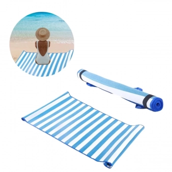 Kit Praia Caixa Trmica Cooler 26 L + Guarda Sol 1,50 M + Esteira Azul