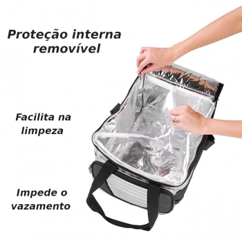 Kit Pesca / Praia Carrinho Avano + Cooler 36 L + Cadeira 8 Pos. + Guarda Sol 2,40 M