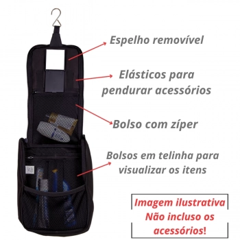 Bolsa Necessaire Everest Multiuso + Cadeira Dobrvel para Pesca Luxo Premium