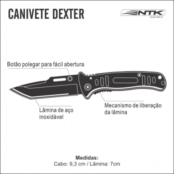 Kit Bolsa Camping e Pesca Camp Bag + Canivete Dexter Ao Inoxidvel + Binoculo Bird Nautika