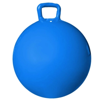 Brinquedo Bola Pula Pula Infantil com Ala 60 Cm Azul + Mini Bomba Manual