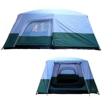 Kit Barraca Camping 12 Pessoas Family Titan Coluna D gua 2000mm Guepardo + 3 Sacos de Dormir Solteiro