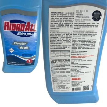 Kit Elevador de Ph (ph+) + Redutor de Ph e Alcalinidade (ph-) + Refil Reagente para Medir Ph da Piscina 23 Ml