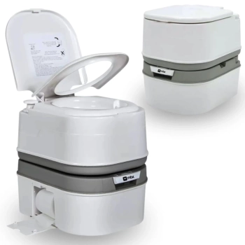 Kit Sanitrio Porttil Porta Potti Ecocamp Comfort 24 L + 3 Solventes Sanitrios Eco Bac Bus Ntk 250ml