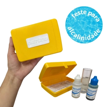 Kit Redutor de Ph e Alcalinidade + Estojo para Medir Alcalinidade da gua da Piscina