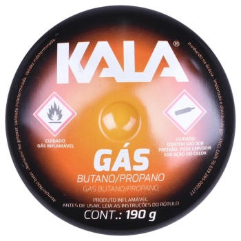 Cartucho de Gs Butano para Fogareiro 190g Kala