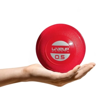 Kit Mini Bola de Peso para Exerccios e Fisioterapia de 0,5g e 3kg Liveup