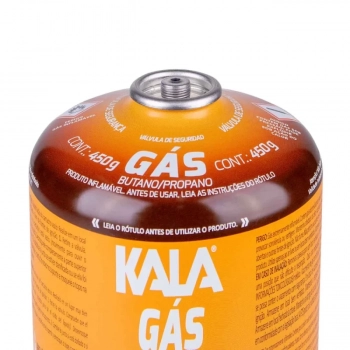 Kit 2 Cartuchos de Gs 450g com Vlvula de Segurana Kala