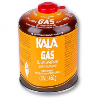 Kit 3 Cartuchos de Gs 450g com Vlvula de Segurana Kala