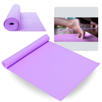 Kit Colchonete Lilas 1,73 M + Bola Suia 55 Cm Pilates + Mini Band Elastico Super Forte para Exerccios