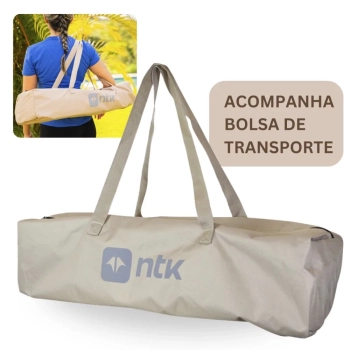 Mesa Dobrvel Ntk Frade 90 Cm X 60 Cm Porttil em Ao para Camping e Pesca