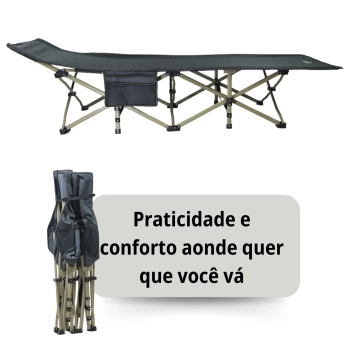 Cama Dobrvel Dream Ntk Suporta 120 Kg em Ao Cama Porttil para Camping e Pesca