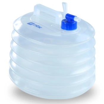 Galo Colapsvel 10 Litros Sanfonado Recipiente de gua Dobrvel Compacto Camping e Trilhas Gallon Ntk