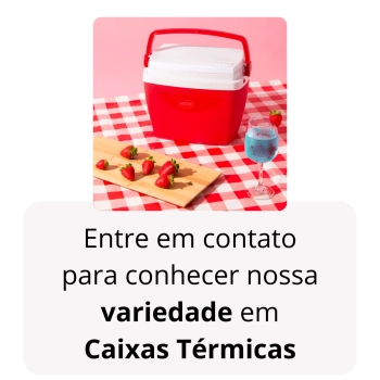 Caixa Termica Vermelha Cooler Pequeno 6 Litros Mor / 8 Latas / para Lanches e Bebidas