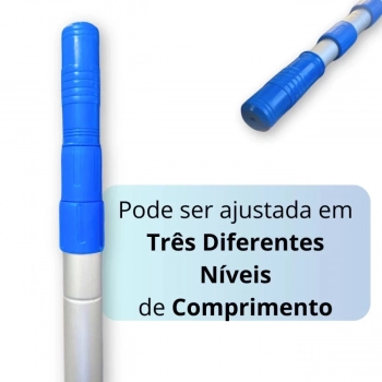 Kit Aspirao Piscina Aspirador Asa Delta + Cabo 3,60 M Telescpico + Mangueira 38 Mm / 6 M