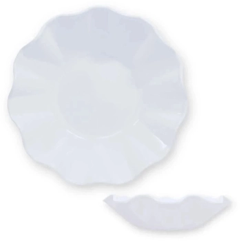 Kit 2 Travessas 44,7 Cm Retangulares Fundas para Buffet + 3 Centros de Mesa para Salada 1, 5 L Melamina / Plstico