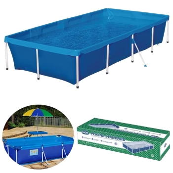 Kit Piscina de Armao 3000 Litros Mor + Flutuador Grande + Pastilha de Cloro