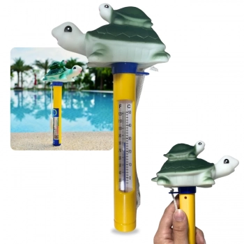 Termmetro Flutuante para Piscina Modelo Tartaruga Medidor de Temperatura Spa / Ofur