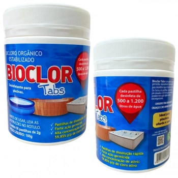 Kit Piscina Termmetro de Tartaruga + Mini Clorador Flutuante + 50 Mini Pastilhas de Cloro 2g Bioclor