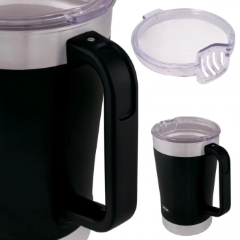 Jarra Termica 1,9l Ao Inox com Tampa Preta Jug Mor Parede Dupla Copo Termico Gigante Caneca Cerveja Caf