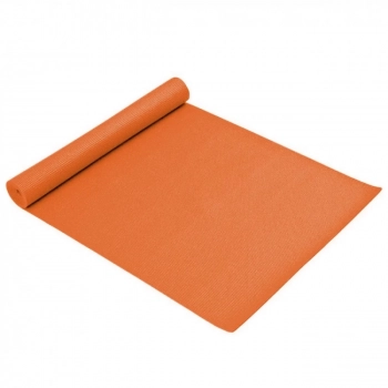 Colchonete Tapete Yoga Ginstica Eva + Bloco de Apoio para Yoga em Eva Laranja Liveup 23 X 15 Cm