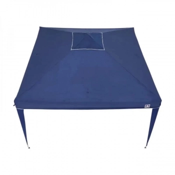 Kit Gazebo Tenda Sanfonada Praia 3x3 M + 4 Paredes Oxford